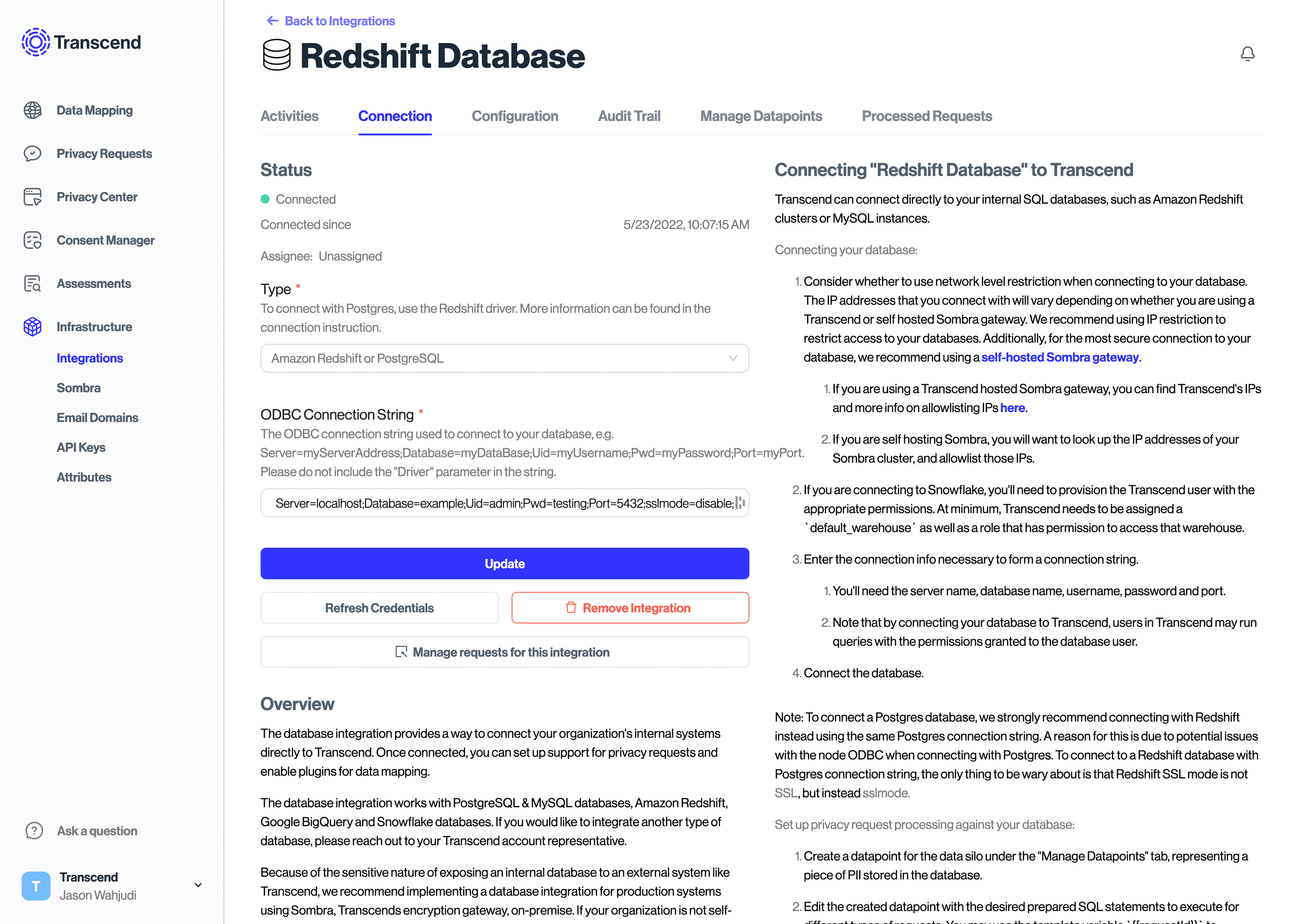 Database Connection Form