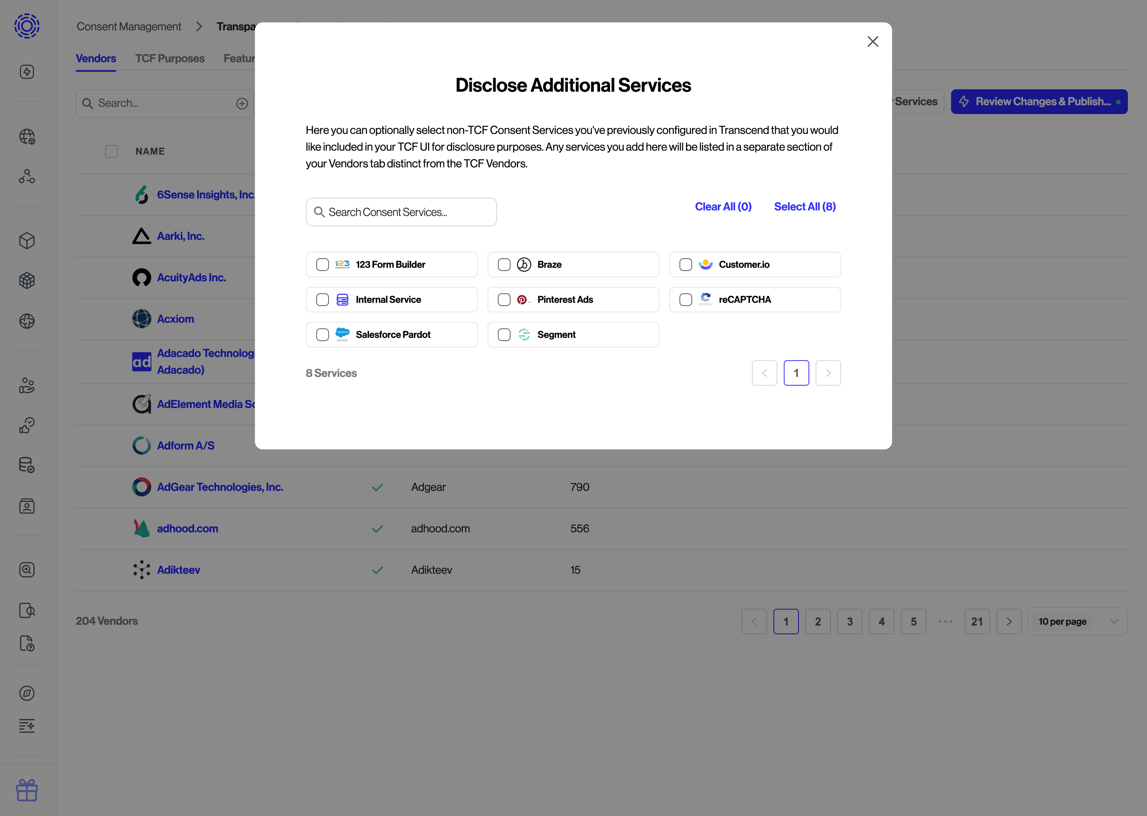 Add Non-TCF Vendors