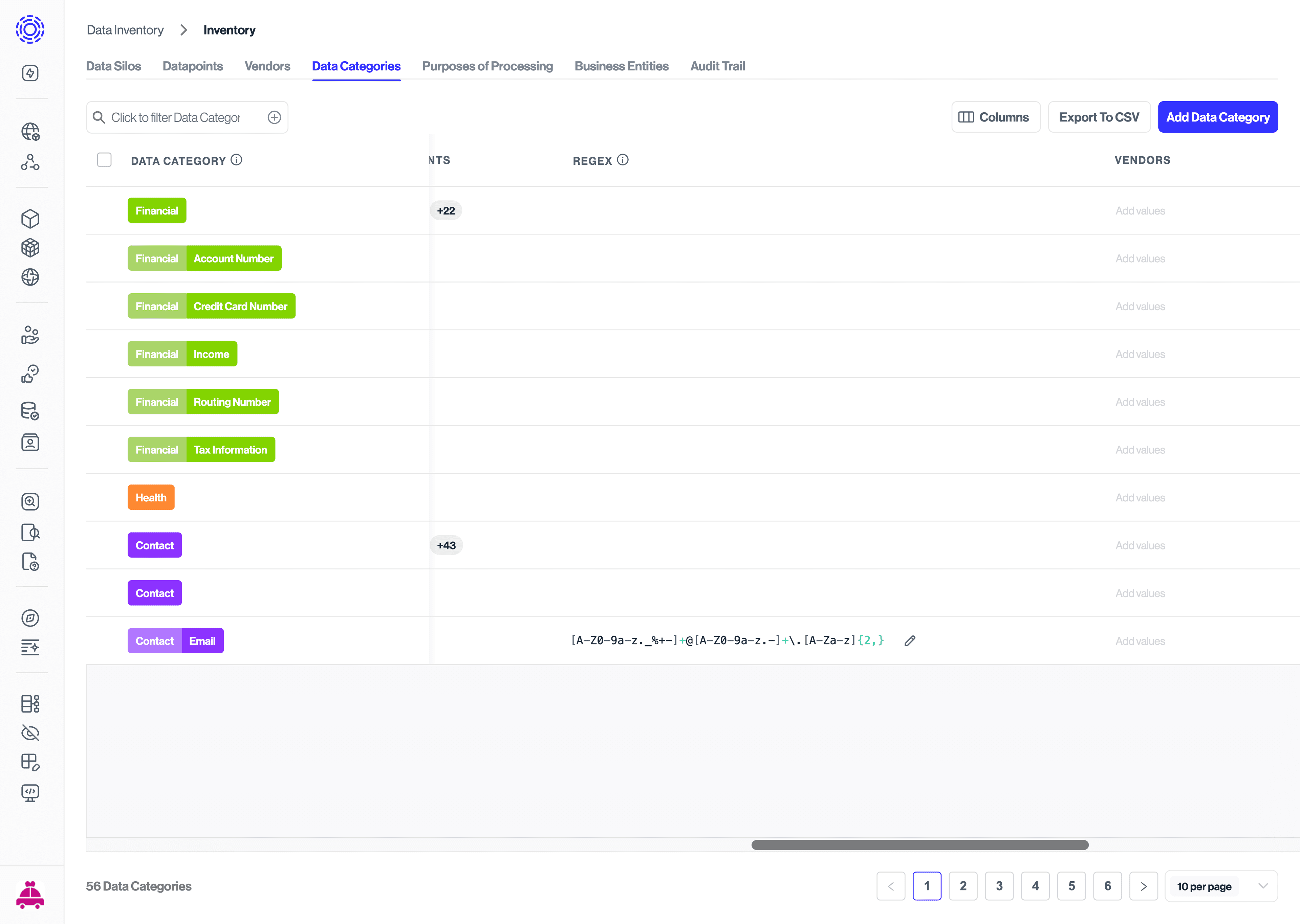 Adding custom regexes to help with classification