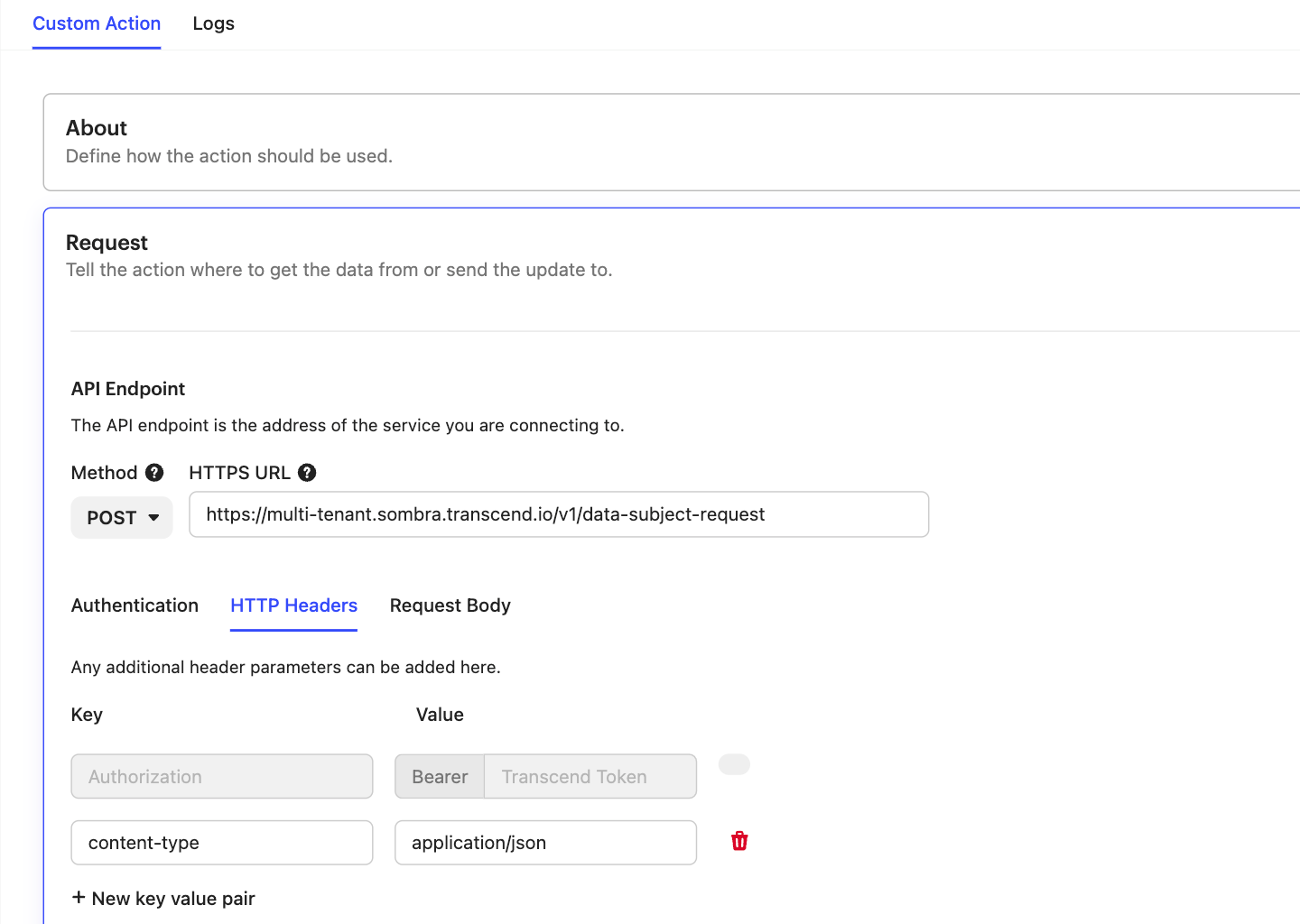 Intercom Custom Actions Details