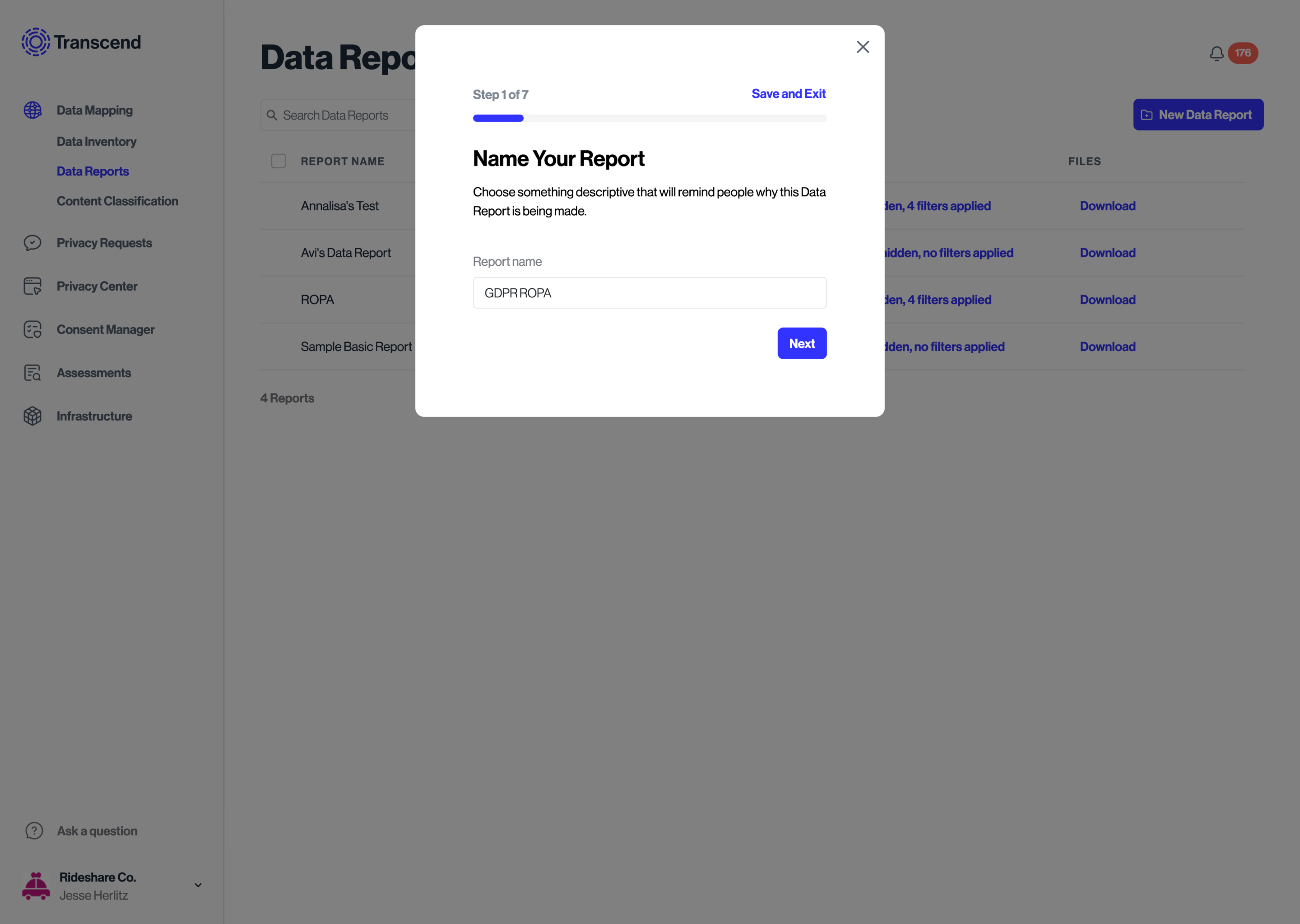 How to name your Data Report