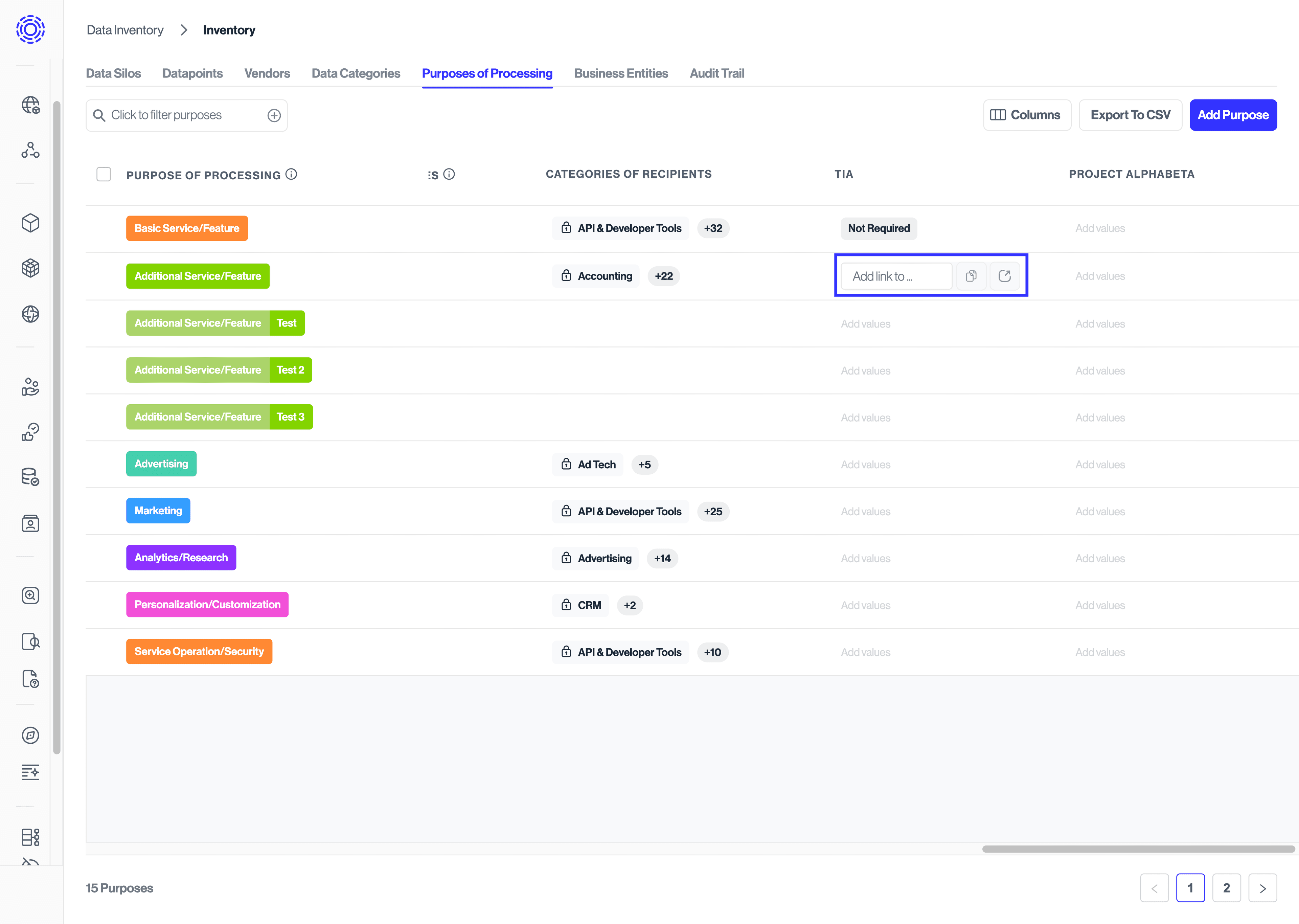 External Assessment Link Filled