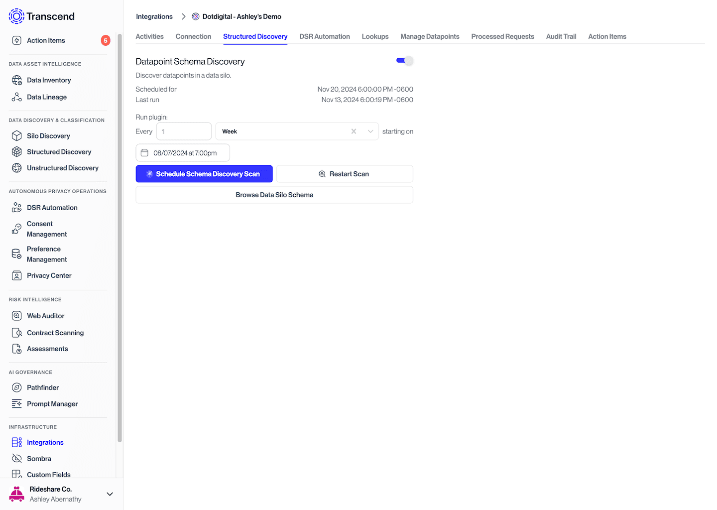 Structured Discovery Tab for DotDigital