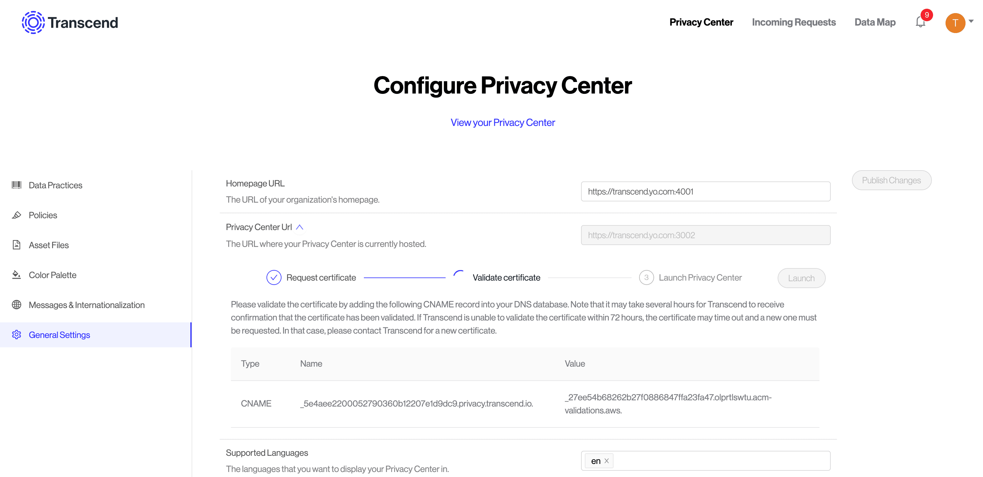 launchPrivacyCenterPending