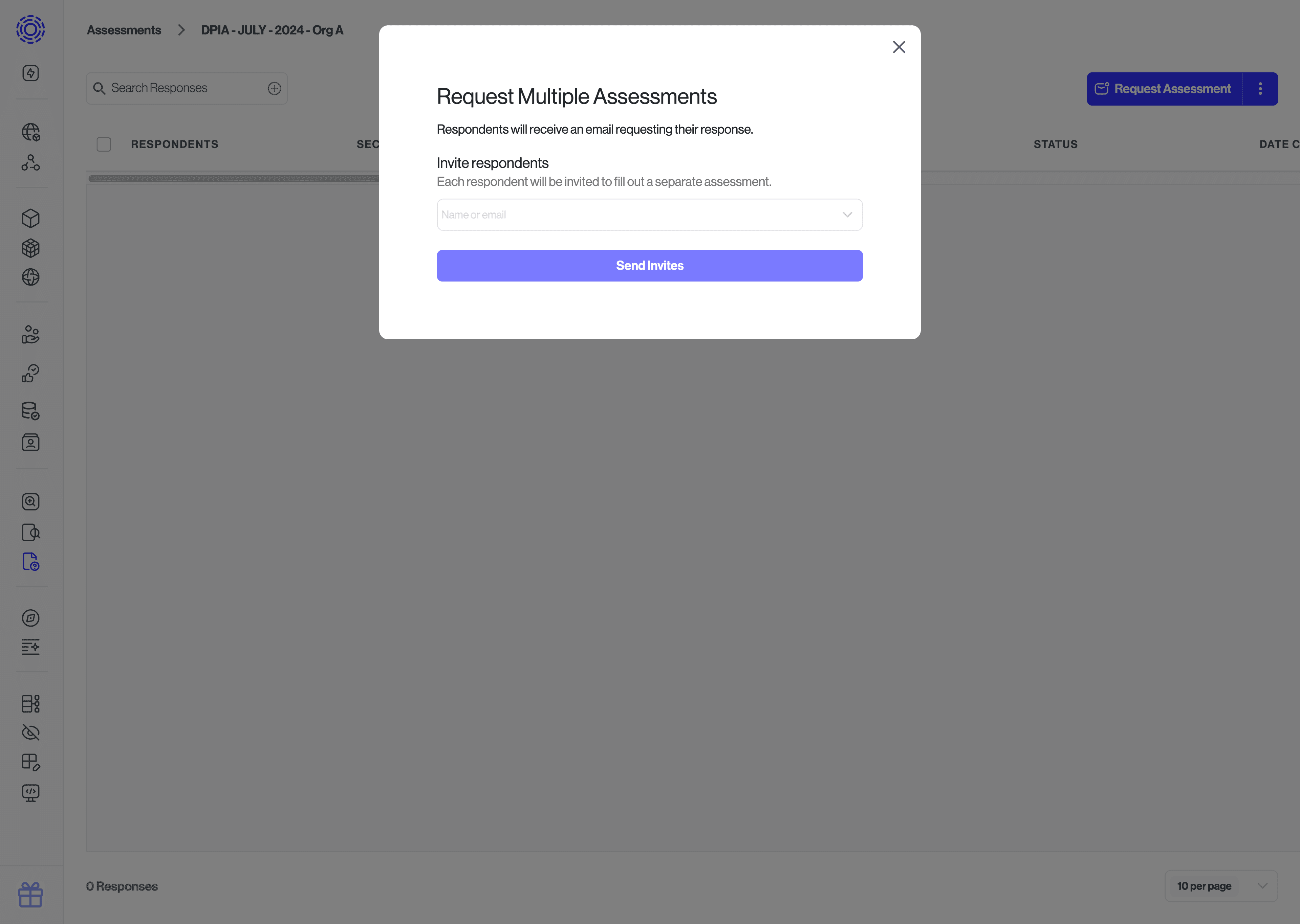 Multiple Assessments Modal