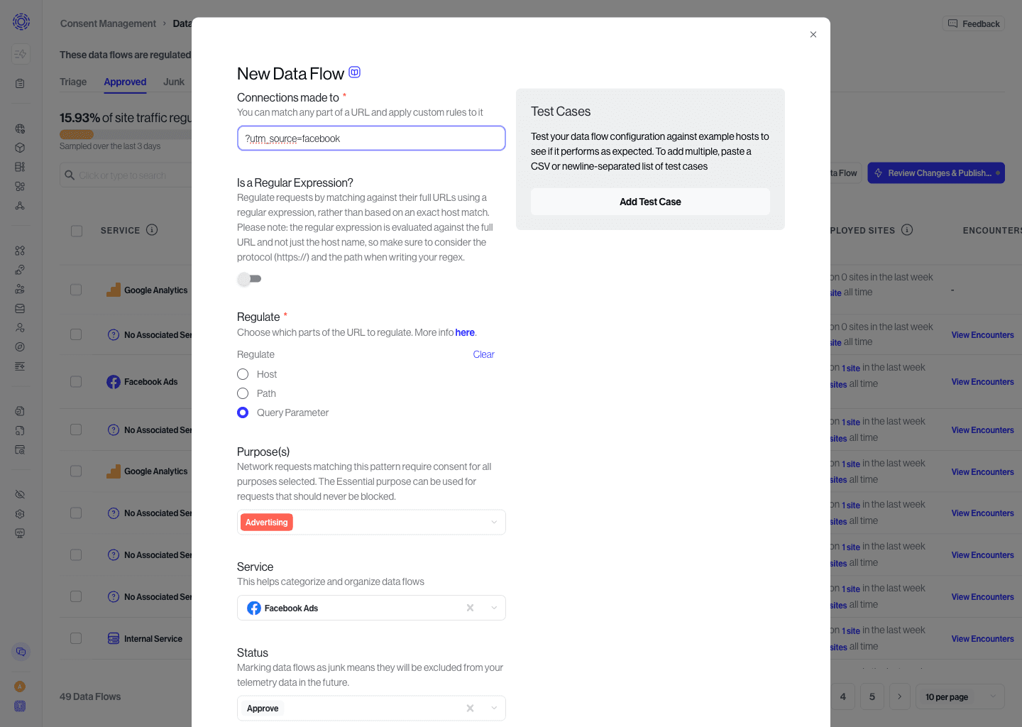 Adding a data flow