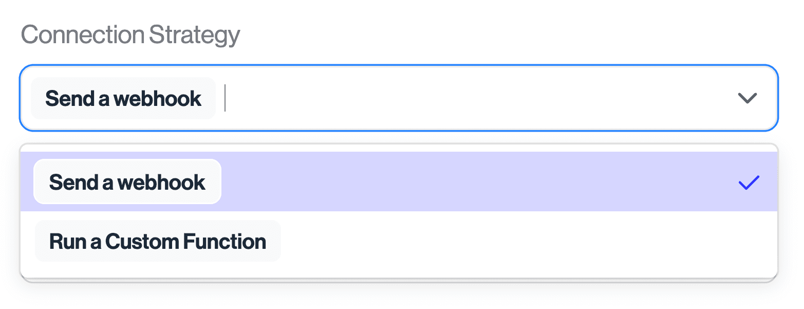 Custom Function Dropdown