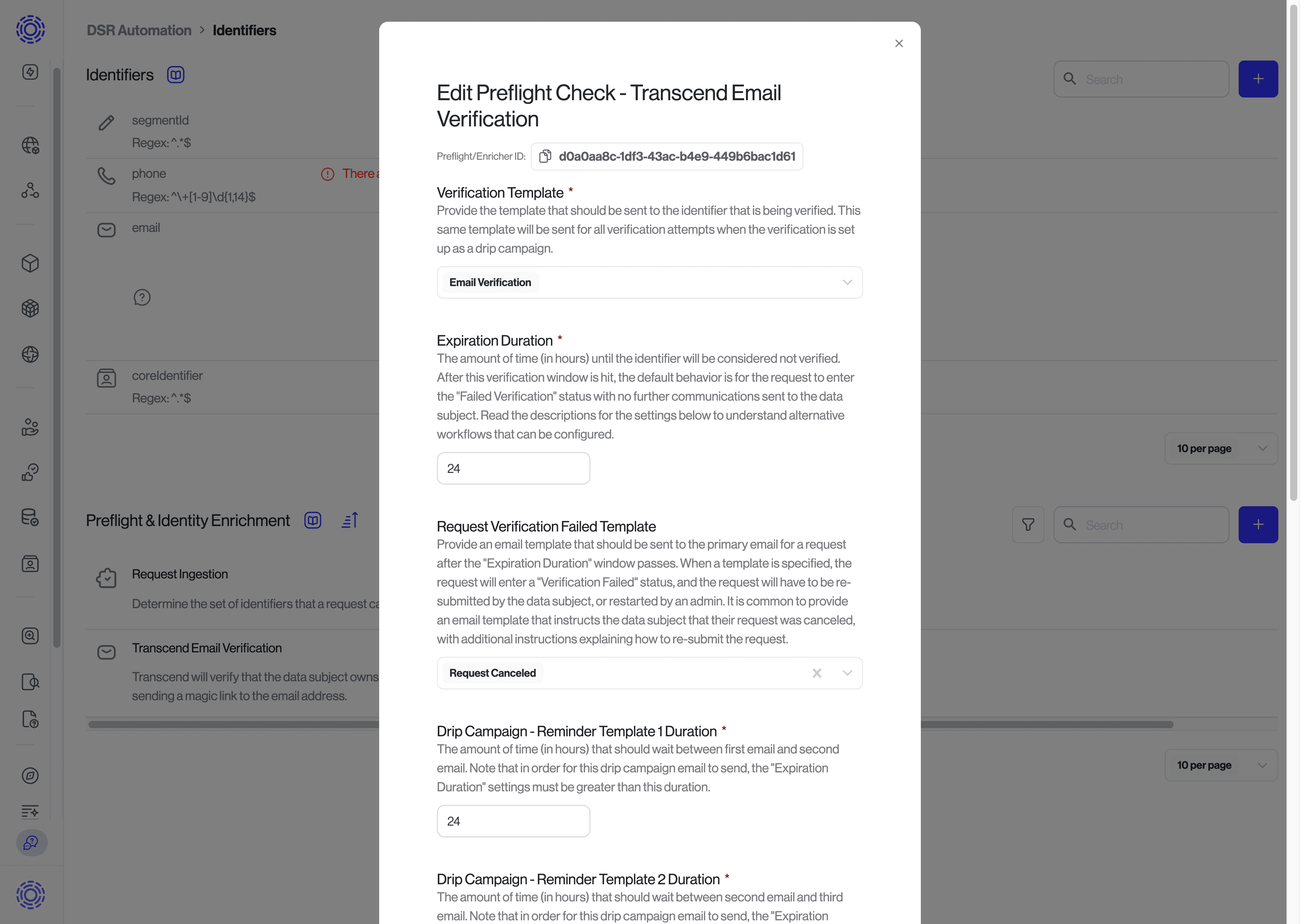 Email Verification default flow.