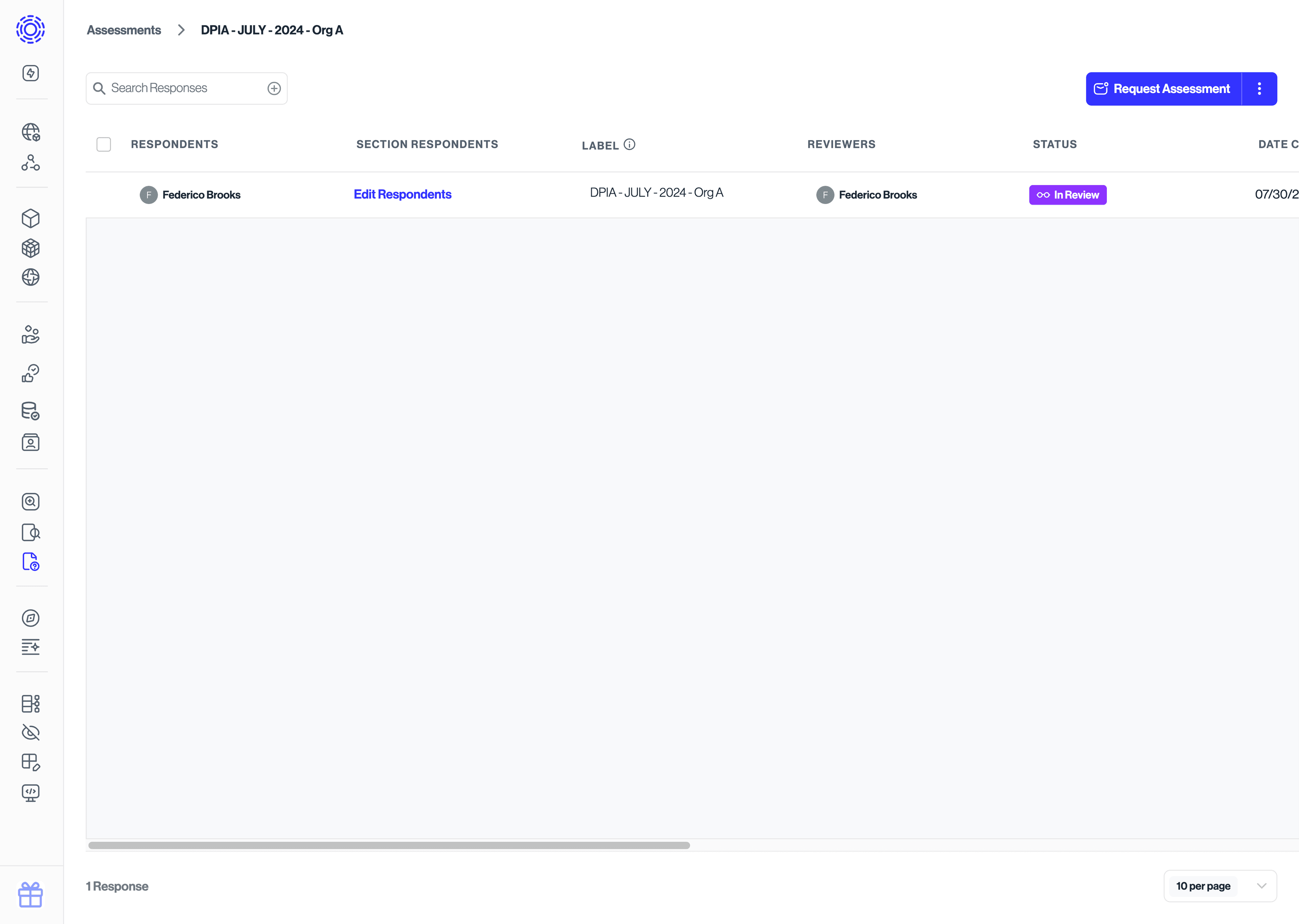 Assessment Status In Review
