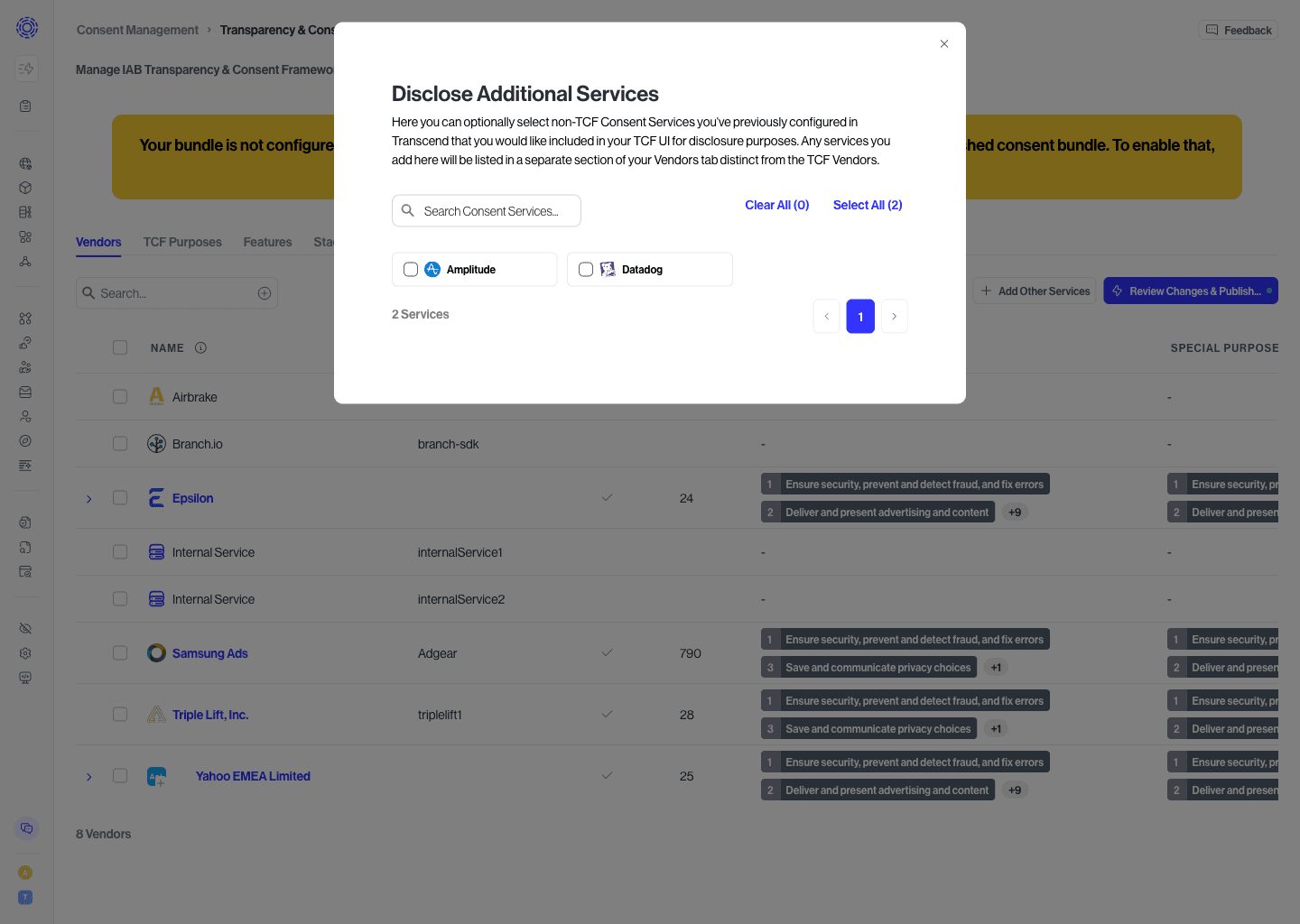 Add Non-TCF Vendors