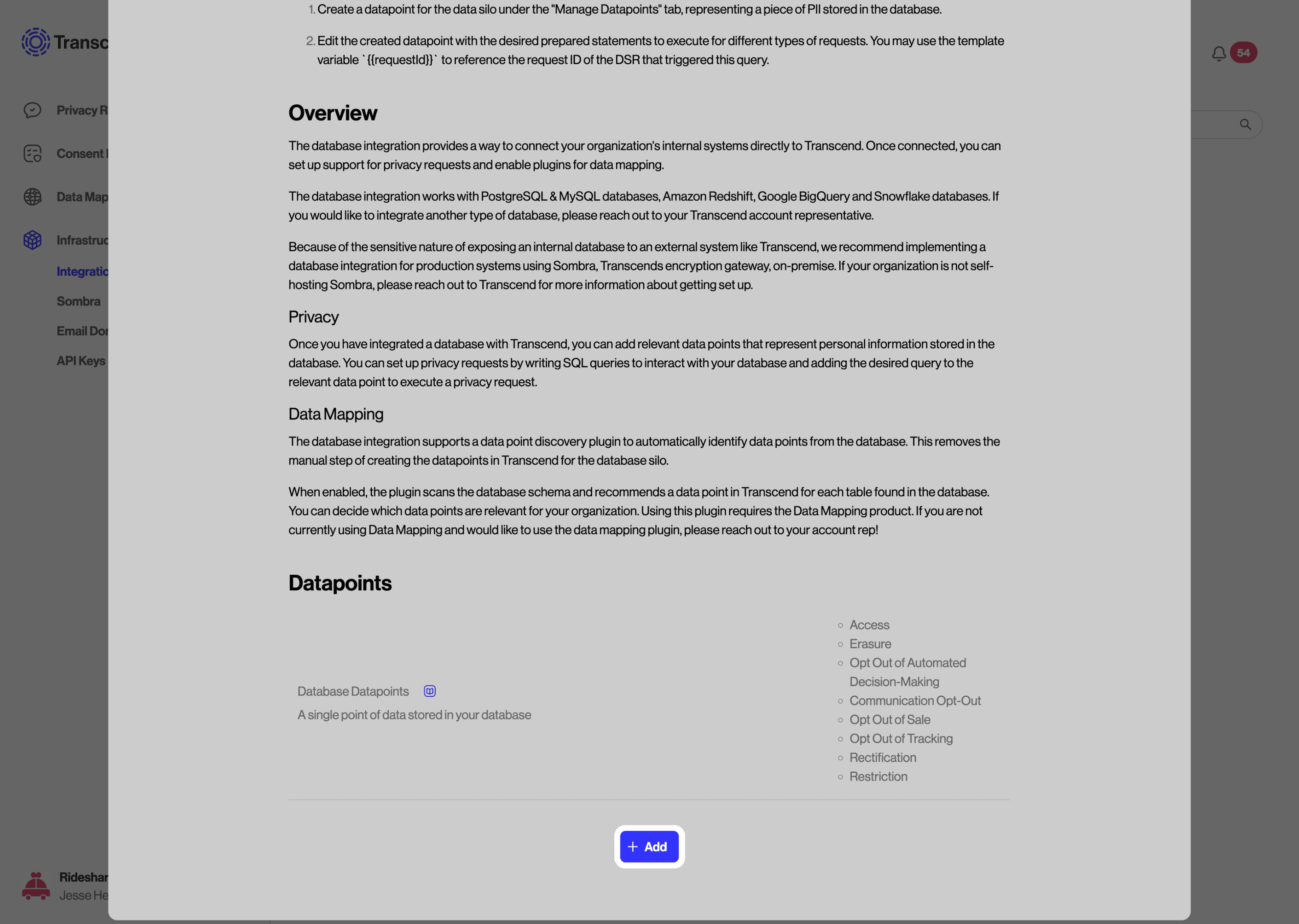 Adding an individual data system for Structured Discovery