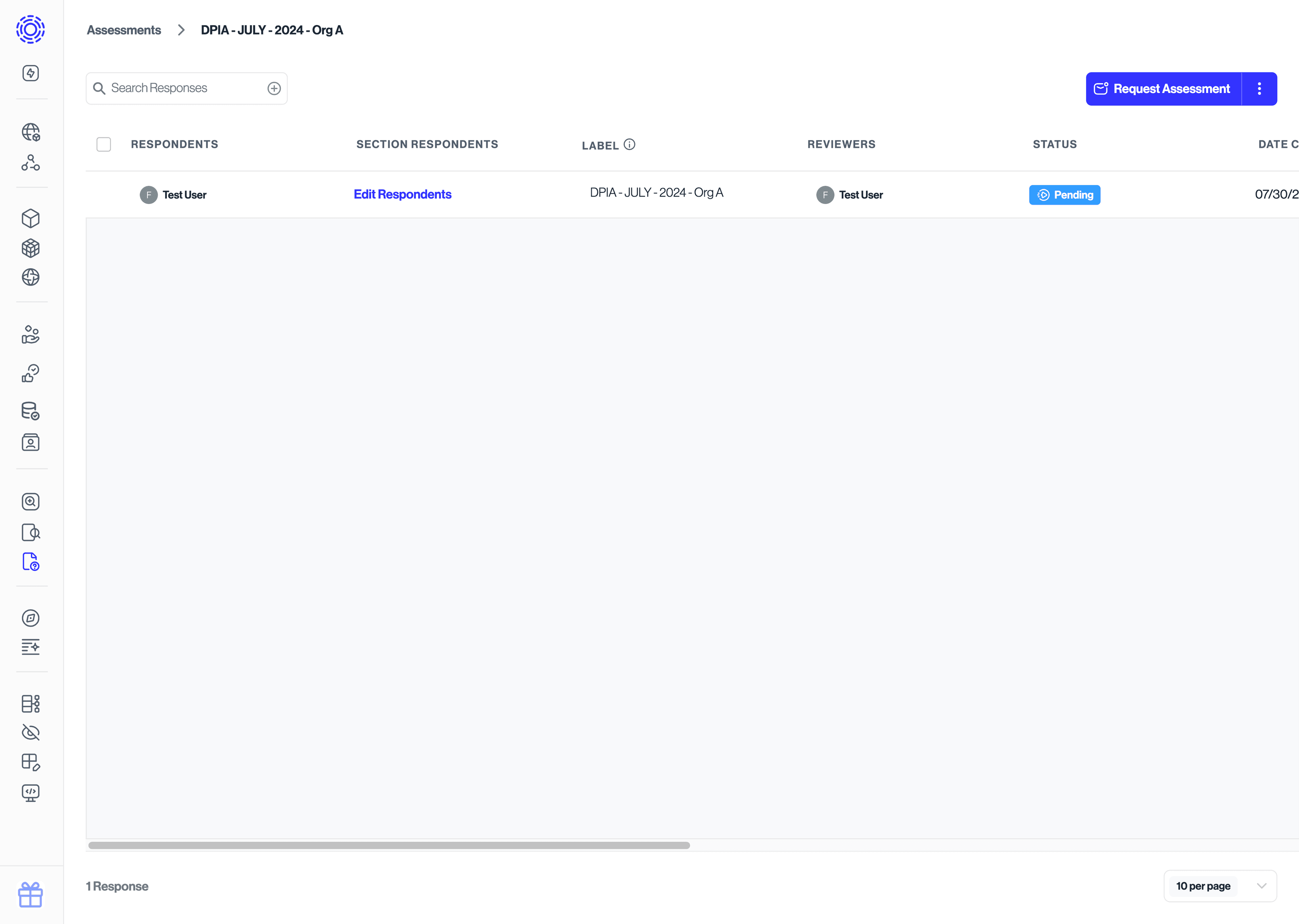 Assessment Management View