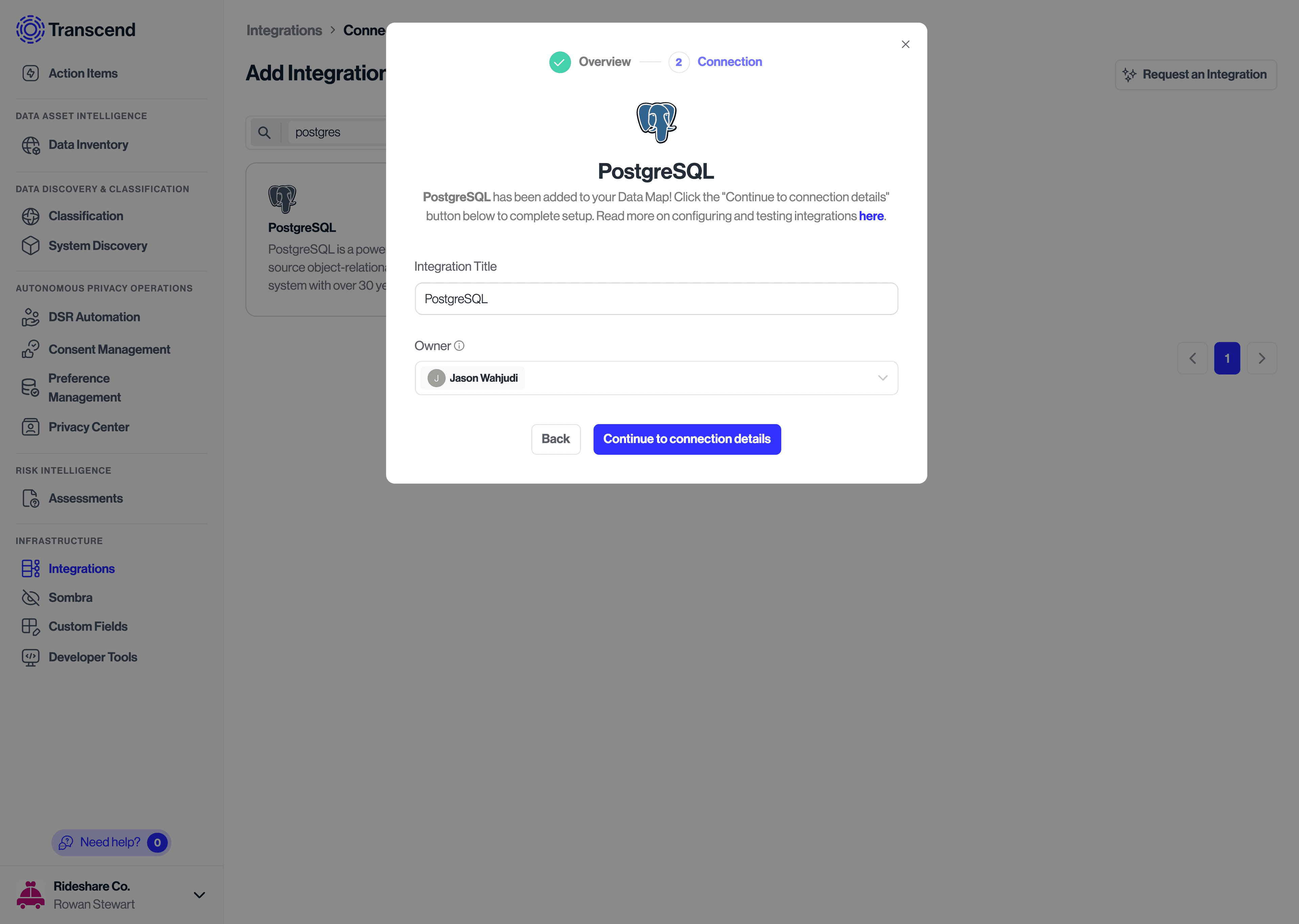 View datapoints and their categories