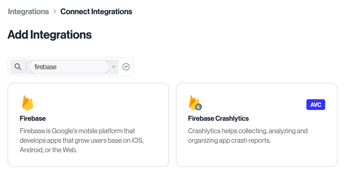 Add the Firebase integration to Transcend