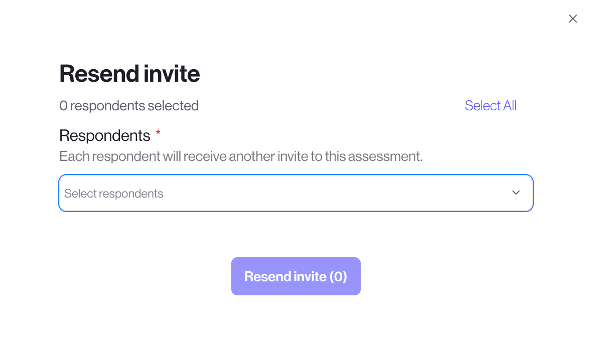 Resend Invite Modal